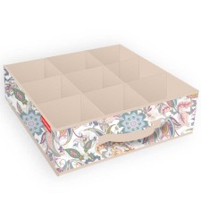 Органайзер для хранения Hausmann Paisley 35x27x9 см, бежевый