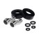 ACCOONA A63126F bath mixer, single -leaf, pour 149 mm, shower set, black