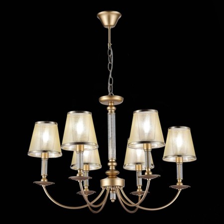 Suspended EVOLUCE lamp. Sle1115-203-06. Vinci. 6x60 watts, E14, 70x70x52 cm, color pink gold-1