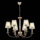 Suspended EVOLUCE lamp. Sle1115-203-06. Vinci. 6x60 watts, E14, 70x70x52 cm, color pink gold