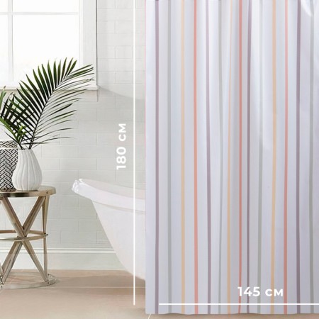 The bathroom curtain "Harmony", 145 × 180 cm-1