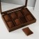 Casket wood for watch 8 divisions "Style" Brown 21x31x7.5 cm
