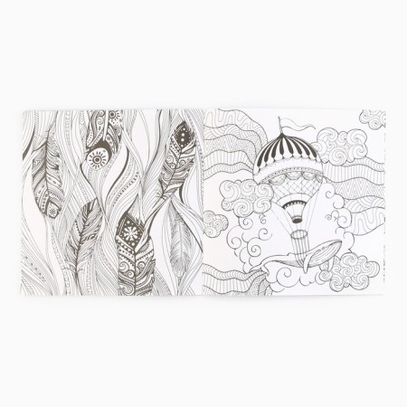 Coloring - anti -stress "Fantasy Flight", 20 p.-6