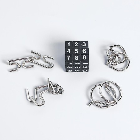 Metal puzzle "Ocean", set of 5 pcs.-3