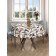 The tablecloth "Dinosaurian detachment", round, Saten, d = 150 cm