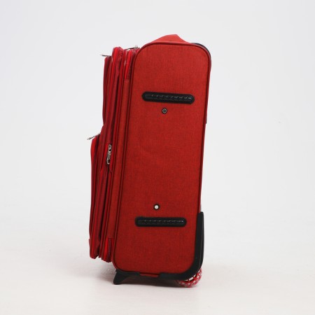 Small suitcase 24 "on lightning, code castle, with extension, red color-3