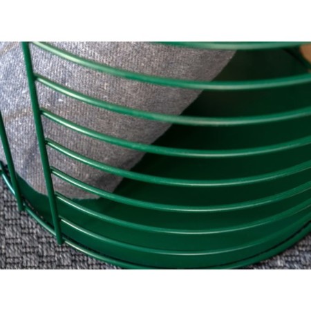 Infinity basket, metal, 46.3x36.9x40.6 cm, green color-1
