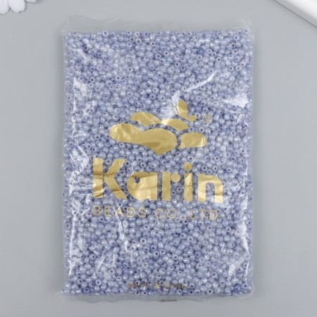 Бисер стекло 6/0 "Лаванда" перламутр 450 гр-2