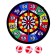 Darts Velcock "Illusion", 3 balls