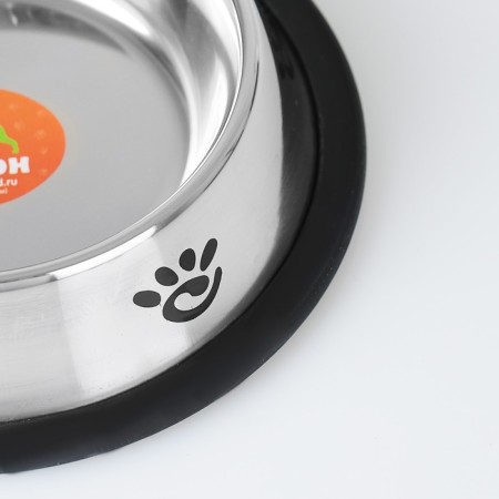 A bowl with a non -slip base with a print, 235 ml-3