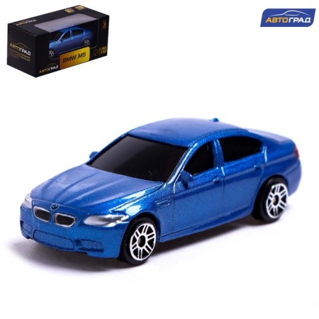 Metal machine BMW M5, 1:64, blue color