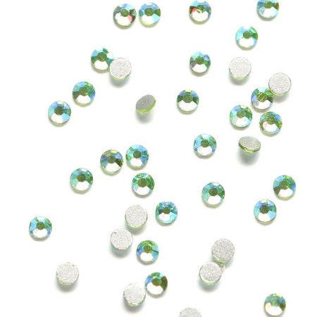 Rhinestones holographic TNL, No. 6 "Greens", 50 pcs