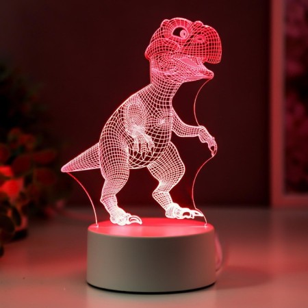 Tyrannosaurus lamp Led RGB from the RISALUX network-2