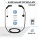 Charging cable for the electric car Fulltone, Mode 3, Type 2 and Type 2, 32 A, 3 phases