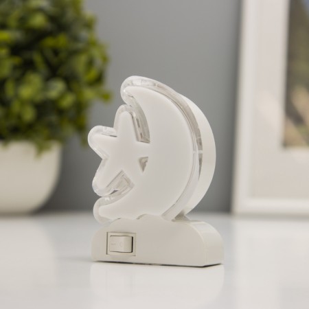 Nightlight plastic month 8*5.5*5 cm risalux-10