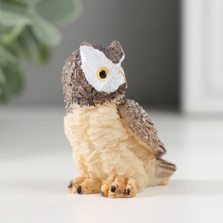 Souvenir Polystone "Gray Owl" MIX 2.3x4.3x4.5 cm-4