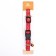 Nylon “Star Bones” collar, 36 x 1.5 cm, red
