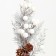 New Year. Decor "Silver Brigade", 35 × 16 × 6 cm