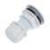 Masterprof studio IS. 130975, 1/2 ", for containers, with gaskets, plastic