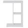 Enkel T, 470 × 300 × 600 mm, vestiburates, white color, white