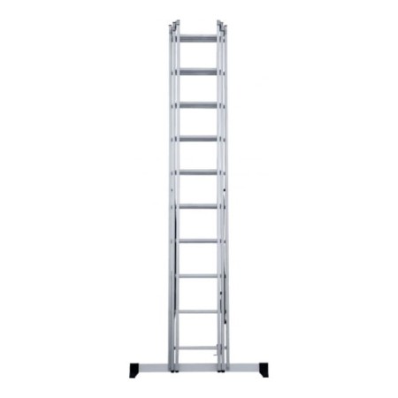 Staircase "New Height", aluminum, three -section, 3x10 steps-5