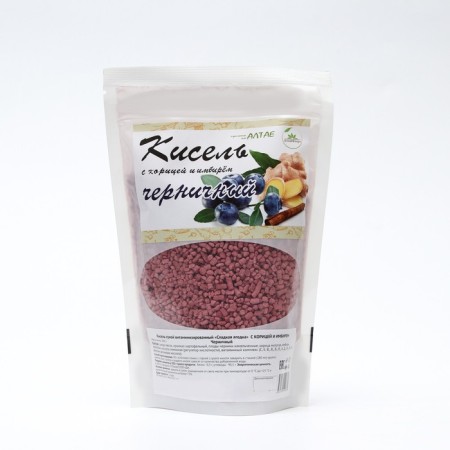 Blueberry jelly with cinnamon and ginger, 250 g