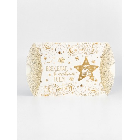 Folding box "Snow pattern" 19 x 14 x 4 cm-3