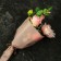 Package Flower cone, pink, 28x9x44cm ± 1cm