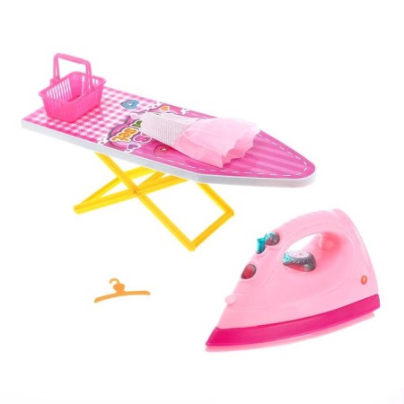 Set for ironing "board and iron", with light and sound effects, mix-10