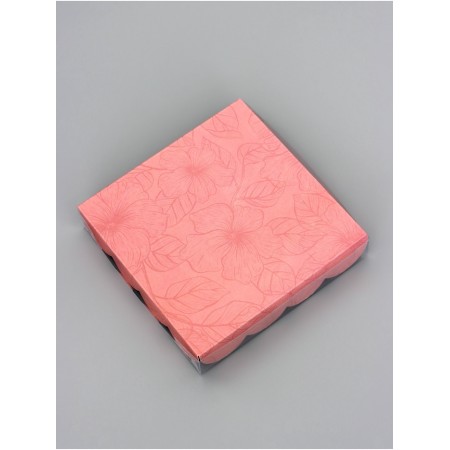 Cookie box, confectionery packaging, "you are beautiful", 15 x 15 x 3 cm-2