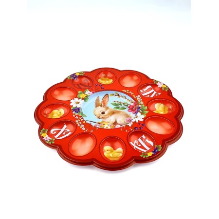 Easter stand for 12 eggs and kulich "Rabbit", 30 x 30 cm-3