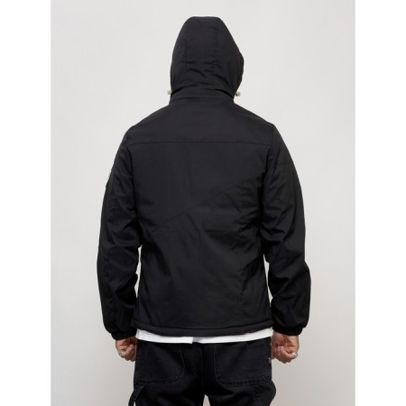 Sports male jacket, size 52, black color-4