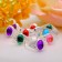 Children's ring "Oval", color mix, size mix