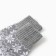New Year. Women's socks, gray/white color, rr 25-27