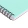 Album for drawing A4, 40 sheets, block 120 g/m², on spirals, Erich Krause "Pastel Bloom" Green, Plastic Cover, 100% White, solid substrate