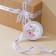 A satin ribbon, gift packaging, “handmade”, white, 2 cm x 22.5 m