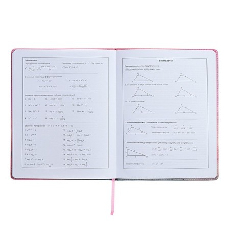 Universal Diary Grade 1-11, 48 sheets "Gray fluff", solid cover of artificial leather, lies, universal cheat sheet, block 80 g/m2-8