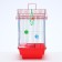 Poultry cell equipped BD-1/1D, 30 x 23 x 39 cm, red