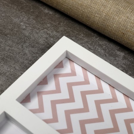Photo frame plastic in 7 photos 10x15 cm "House" White 55.5x33 cm-3