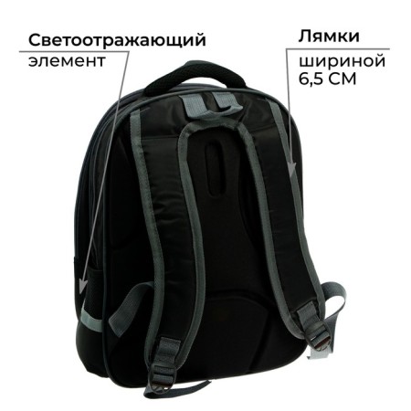 Backpack Bag Calligrata "Motorcycle", 39 x 30 x 14 cm-4