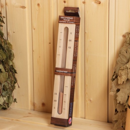 Sanding clock for a bath and sauna closed CPS-1Sh (15 min) in a box-4