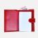 Cover for autoDocations and passports on the button, department for bills, red color