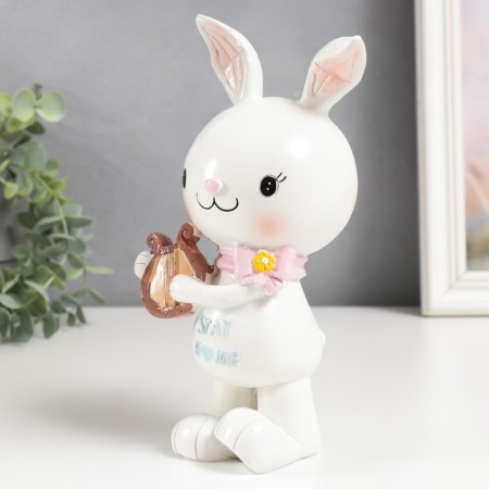 Souvenir Polystone "Bunny Musician" MIX 7.5x10x10.5 cm-4