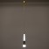 Bayerlux lamp "Galassia" LED 6W gold 5.5x5x120 cm.