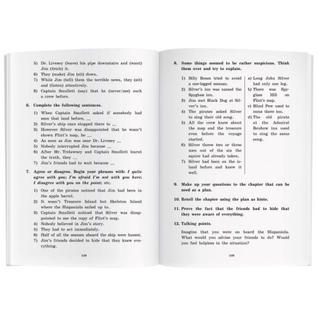 Foreign Language Book. Treasure Island. Home reading. Stevenson R.-2