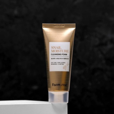 FARMSTAY face foam, moisturizing cleansing, with snail mucin, 100 ml-1