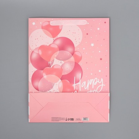 Gift laminated double -sided, packaging, Happy Birthday, L 40 x 31 x 11.5 cm-6
