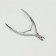 Manicure nippers for cutter “Premium”, double spring, 11.4 cm, blade length - 6 mm, silver color