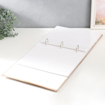 Photo album for 500 photos 10x15 cm, plastic. Sheets, Rings "Only Married" Wedding Auto-2
