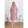 Women's dress, size 52, pink color